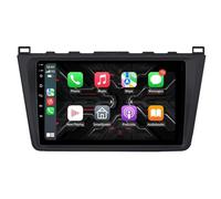 Pantalla Carplay Coche para Mazda 6 GH Rui Wing 2008-2015 Pantalla Táctil HD, Tipo C, Carga Rápida, Radio FM RDS, Micrófono y Cámara de Visión Trasera, 4 Nuclear 1G+16G