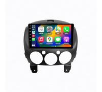 Pantalla Carplay Coche para Mazda2 Mazda 2 2007-2014 Pantalla Táctil HD, Tipo C, Carga Rápida, Radio FM RDS, Micrófono y Cámara de Visión Trasera, 4 Nuclear 4G+64G