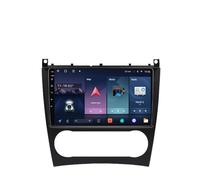 Pantalla Carplay Coche para Mercedes Benz C Class W203 2005-2009 con Bluetooth, Airplay, Mirror Link, FM, Aux, Siri, Navegación, 4 Nuclear 1G+16G