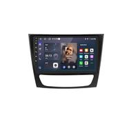 Pantalla Carplay Coche para Mercedes Benz E Class W211 E300 E350 E240 con Bluetooth, Airplay, FM, Aux, Siri, Micrófono y Cámara de Visión Trasera, 8 Nuclear 8G+256G