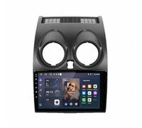 Pantalla Carplay Coche para Peugeot 108 For Nissan Qashqai 1 J10 2006-2013 Enlace Espejo iOS, Navegación, G00Gle Asistente de Voz, Siri, FM, Aux, Bluetooth, 8 Nuclear 4G+64G