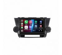 Pantalla Carplay Coche para Toyota Highlander 2007-2013 Enlace Espejo, Siri, G00Gle Asistente de Voz, Navegación, FM, Aux, Bluetooth, 4 Nuclear 4G+64G