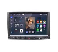 Pantalla Carplay Coche para Volkswagen VW Touareg 2002-2012 Pantalla Táctil HD, Tipo C, Carga Rápida, Radio FM RDS, Micrófono y Cámara de Visión Trasera, 4 Nuclear 1G+16G