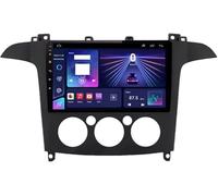 Pantalla carplay Radio con Pantalla táctil de 9 Pulgadas para Ford S-MAX 2007-2008, GPS y navegador(8 Core 4g+WiFi 12g+256g)