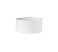 Pantalla Cilindrica Dori E27 Blanca 45Dx45dx22h Cm Tejido Popelin