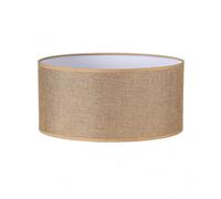 Pantalla cilindrica jin m10 marron 50dx50dx25h cm tejido saco-yute