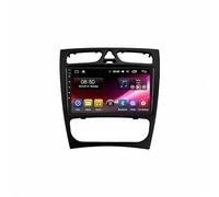 Pantalla Coche para Benz C Class S203 CL203 W203 2000-2004 Enlace Espejo, Siri, G00Gle Asistente de Voz, Navegación, FM, Aux, Bluetooth, 4 Nuclear 2G+32G