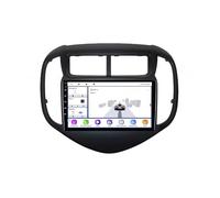 Pantalla Coche para Chevrolet Aveo Sonic 2017-2021 con Bluetooth, Mirror Link, Airplay, FM, Aux, Siri, Navegación, Micrófono y Cámara de Visión Trasera, 4 Nuclear 4G+64G