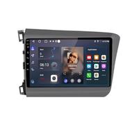Pantalla Coche para Honda Civic 9 FB FK FD 2011-2015 Enlace Espejo, Siri, G00Gle Asistente de Voz, Navegación, FM, Aux, Bluetooth, 4 Nuclear 1G+16G