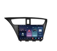 Pantalla Coche para Honda Civic Hatchback 2012-2017 Pantalla Táctil HD, Tipo C, Carga Rápida, Radio FM RDS, Micrófono y Cámara de Visión Trasera, 8 Nuclear 4G+64G