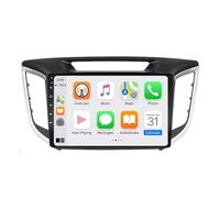 Pantalla Coche para Hyundai Creta IX25 2014-2018 Pantalla Táctil HD, Tipo C, Carga Rápida, Radio FM RDS, Micrófono y Cámara de Visión Trasera, 4 Nuclear 4G+64G