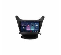 Pantalla Coche para Hyundai Elantra Avante I35 2011-2016 Enlace Espejo iOS, Navegación, G00Gle Asistente de Voz, Siri, FM, Aux, Bluetooth, 8 Nuclear 8G+256G