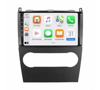 Pantalla Coche para Mercedes-Benz A-Class 2 W169 C169 2004-2012 Enlace Espejo iOS, Navegación, G00Gle Asistente de Voz, Siri, FM, Aux, Bluetooth, 4 Nuclear 4G+64G