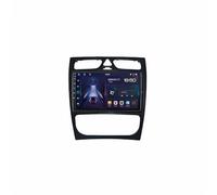 Pantalla Coche para Mercedes Benz C Class 2002-2005 Enlace Espejo iOS, Navegación, G00Gle Asistente de Voz, Siri, FM, Aux, Bluetooth, 4 Nuclear 1G+16G