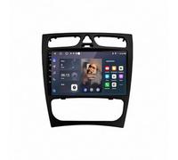 Pantalla Coche para Mercedes Benz C Class S203 CL203 W203 2000-2004 Pantalla Táctil HD, Tipo C, Carga Rápida, Radio FM RDS, Micrófono y Cámara de Visión Trasera, 4 Nuclear 1G+16G