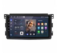Pantalla Coche para Mercedes Benz Smart Fortwo 2006-2015 Pantalla Táctil HD, Tipo C, Carga Rápida, Radio FM RDS, Micrófono y Cámara de Visión Trasera, 8 Nuclear 8G+256G