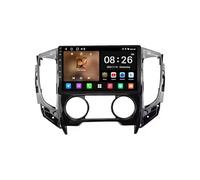 Pantalla Coche para Mitsubishi L200 2015-2019 Enlace Espejo iOS, Navegación, G00Gle Asistente de Voz, Siri, FM, Aux, Bluetooth, 4 Nuclear 4G+64G