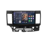 Pantalla Coche para Mitsubishi Lancer 10 CY 2007-2017 Enlace Espejo iOS, Navegación, G00Gle Asistente de Voz, Siri, FM, Aux, Bluetooth, 8 Nuclear 8G+256G