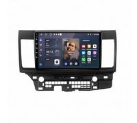 Pantalla Coche para Mitsubishi Lancer 10 CY 2007-2017 Pantalla Táctil HD, Tipo C, Carga Rápida, Radio FM RDS, Micrófono y Cámara de Visión Trasera, 4 Nuclear 4G+64G