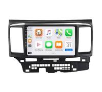 Pantalla Coche para Mitsubishi Lancer 9 10 X 2008-2016 Pantalla Táctil HD, Tipo C, Carga Rápida, Radio FM RDS, Micrófono y Cámara de Visión Trasera, 8 Nuclear 4G+64G