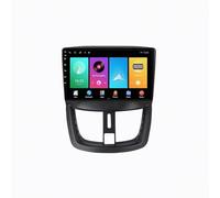 Pantalla Coche para Peugeot 207 CC 207CC 2006-2015 Pantalla Táctil HD, Tipo C, Carga Rápida, Radio FM RDS, Micrófono y Cámara de Visión Trasera, 4 Nuclear 4G+64G