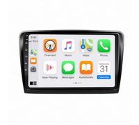Pantalla Coche para Skoda Superb 2 B6 2008-2015 Pantalla Táctil HD, Tipo C, Carga Rápida, Radio FM RDS, Micrófono y Cámara de Visión Trasera, 4 Nuclear 1G+16G