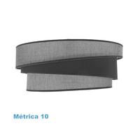 Pantalla colgante hara m10 gris 50dx40dx22h difusor incluido