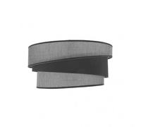 Pantalla colgante/pie salon e27 hara gris 40dx30dx20h