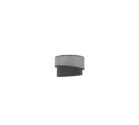 Pantalla colgante/sobrem alto hara e27 gris 30dx25dx20h