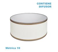 Pantalla colgante soprano m10 beis 50dx50dx22h difusor incluido