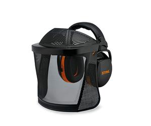 Pantalla, corta con rejilla de nylon y protector de oídos STIHL