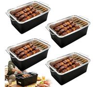 Pantalla Cortavientos Para Brasero,Deflector Antiviento Estufa De Exterior,Paravientos Parrilla - para Camping Bodas Interior Exterior Eventos Cátering Jardín Patio Barbacoa y