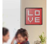 Pantalla creativa de píxeles RGB con aplicación para gráficos personalizados, visualización de música y herramienta educativa (16 x 16)