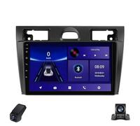 Pantalla de 2K Radio para Coche para Ford Fiesta Mk5 2002-2008 Android 14 Doble DIN Estéreo con CarPlay/Android Auto/5G WiFi/4GLTE/GPS/Bluetooth/AM/FM/RDS/DSP/ADAS DVR(C20Pro)