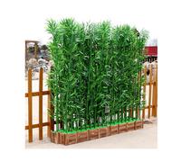 Pantalla de bambú artificial para privacidad al aire libre, partición decorativa de bambú para el jardín, patio o balcón, crea un rincón de lectura sombreado o espacio de fiesta