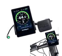 Pantalla de bicicleta eléctrica, instrumento de motor colorido LCD para bicicleta eléctrica, 36 V-52 V, 860 C, control de velocidad para BAFANG IP65 impermeable