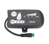 Pantalla de bicicleta eléctrica LED Display Meter, Scooter Universal impermeable conector, Pantalla scooter LED Display 36V 48V, para bicicletas eléctricas, scooters y aplicaciones al aire