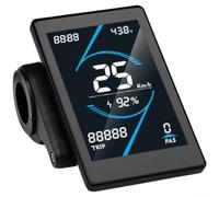 Pantalla de bicicleta eléctrica T5S con conector SM de 5 pines, soporta 24 V 72 V y para protocolo de comunicación OMD 2, muestra velocidad en tiempo real, batería, kilometraje y códigos de falla