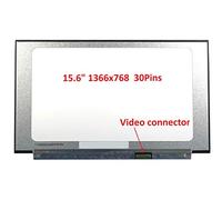 Pantalla de bisel Narraw de 15,6 pulgadas compatible con N156BGA-EA3 REV.C1, NT156WHM-N34, NT156WHM-N46, NT156WHM-N48 HD 1366X768 WXGA Slim Laptop LED LCD de repuesto