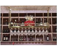 Pantalla de botella de vinos Ratante de vinos 304 Techo de acero inoxidable Pantalla de barra de vinos Nordic Vintage Copa de vino tinto Decoración estante de vinos estante de vinos Restaurante Adj