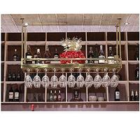 Pantalla de botella de vinos Ratante de vinos 304 Techo de acero inoxidable Pantalla de barra de vinos Nordic Vintage Copa de vino tinto Decoración estante de vinos estante de vinos Restaurante Adj
