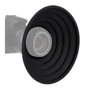Pantalla de cámara SLR de silicona de 50 a 70 mm. Silicona duradera para cámara de video SLR que evita el reflejo de salpicaduras de polvo, nieve, barro, herramienta de sombra flexible portátil para