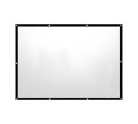 Pantalla de cine al aire libre portátil, pantalla de película de proyector de poliéster portátil, ecr an Projection con borde apretado y plano para proyectores comerciales, tabletas, smartphones