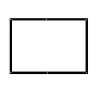 Pantalla de Cine Plegable, Pantalla de proyector 16:9 3D Cortina antiluz portátil 72/84/130 Pulgadas