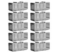 Pantalla de Coche de Diecast, Vitrina 1/64 - automotriz de Escala 1/64,Caso de exhibición de vehículos de Juguete a Prueba de Polvo con un Organizador de Modelo de Tapa Transparente Conjunto apilable