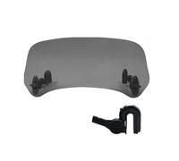 Pantalla de Escudo de Viento Cubierta De Parabrisas para Motocicleta para Ducati 888 849 851 749 898 1098 1198 Parabrisas Deflectores De Viento Extensión Alerón Ajustable(Titanio,X-3)