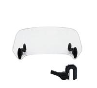 Pantalla de Escudo de Viento Cubierta De Parabrisas para Motocicleta para Ducati 888 849 851 749 898 1098 1198 Parabrisas Deflectores De Viento Extensión Alerón Ajustable(Claro,X-4)