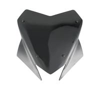 Pantalla de Escudo de Viento Cubierta del Parabrisas De La Motocicleta para Ducati MULTISTRADA V4/S/S Deporte 2021-2023 Deflectores De Viento Protector Pantalla Spoiler(Negro)