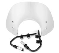 Pantalla de Escudo de Viento Cubiertas para Parabrisas De Motocicleta para Piaggio Vespa LX50 LX125 LX150 GT200 GTS125 Deflectores Viento Alerón para Parabrisas Delantero(Claro 2)