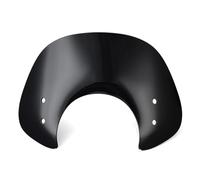 Pantalla de Escudo de Viento Cubiertas para Parabrisas De Motocicleta para Piaggio Vespa LX50 LX125 LX150 GT200 GTS125 Deflectores Viento Alerón para Parabrisas Delantero(Negro 1)